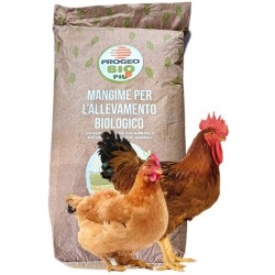 PROGEO BIOFORCE OVAIOLE - Mangime BIOLOGICO per GALLINE OVAIOLE da 25 kg